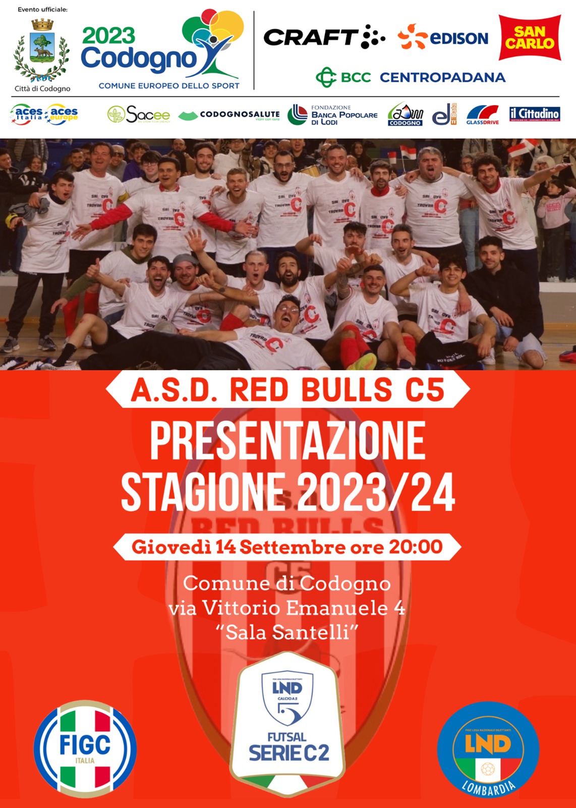 Locandina ASD Red Bulls