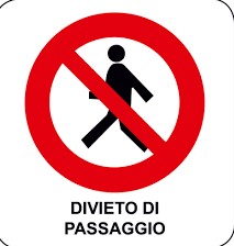 Banner_Divieto di passaggio