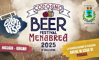 Banner Codogno Beer Festival Menabrea 2025