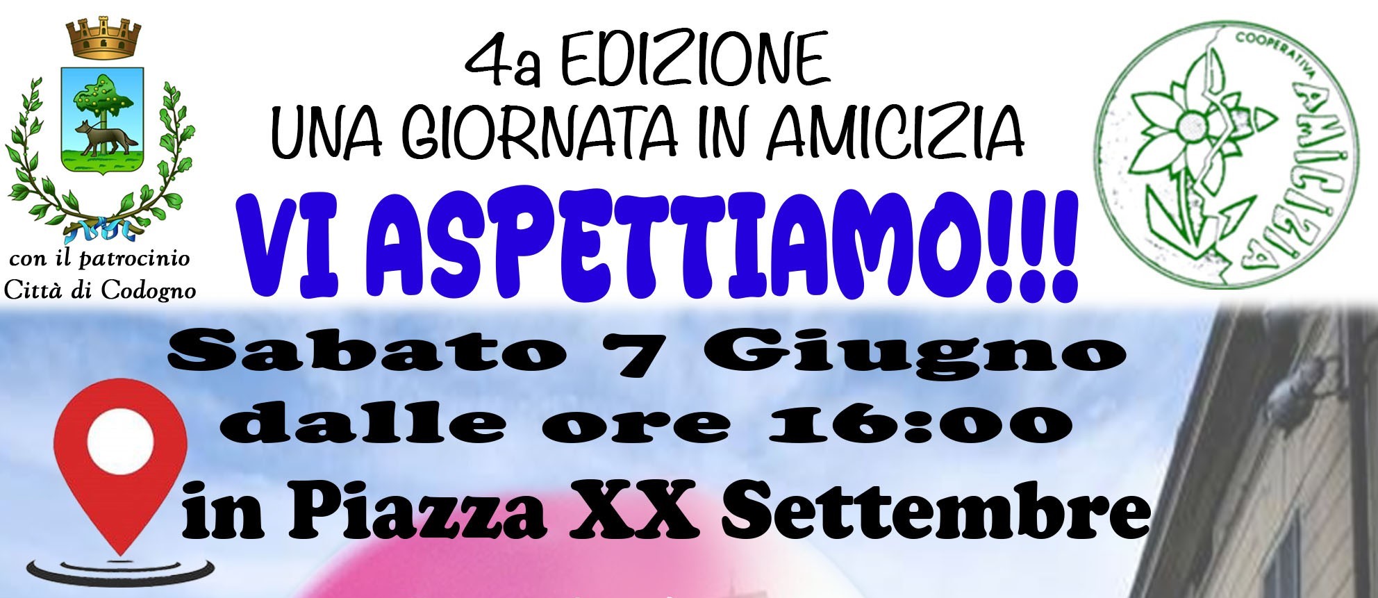 Banner una giornata in Amicizia 7 giugno