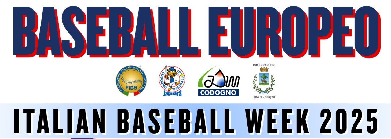 Banner Italian Baseball Week Codogno 13 settembre 2025