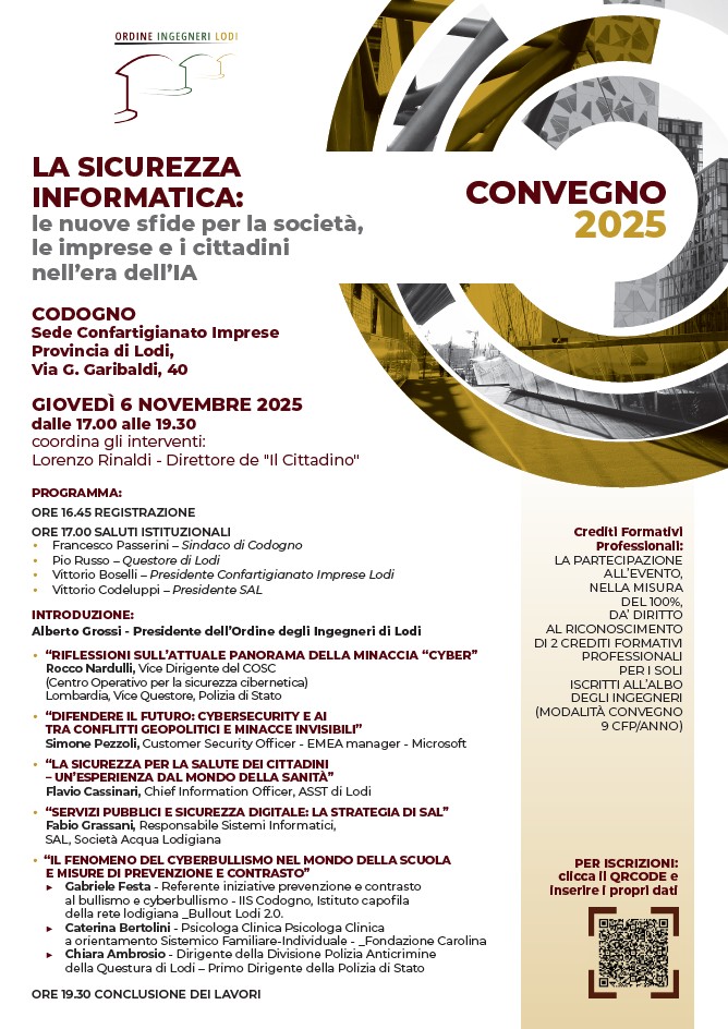 Locandina Festival dell'ingegneria 2025 2