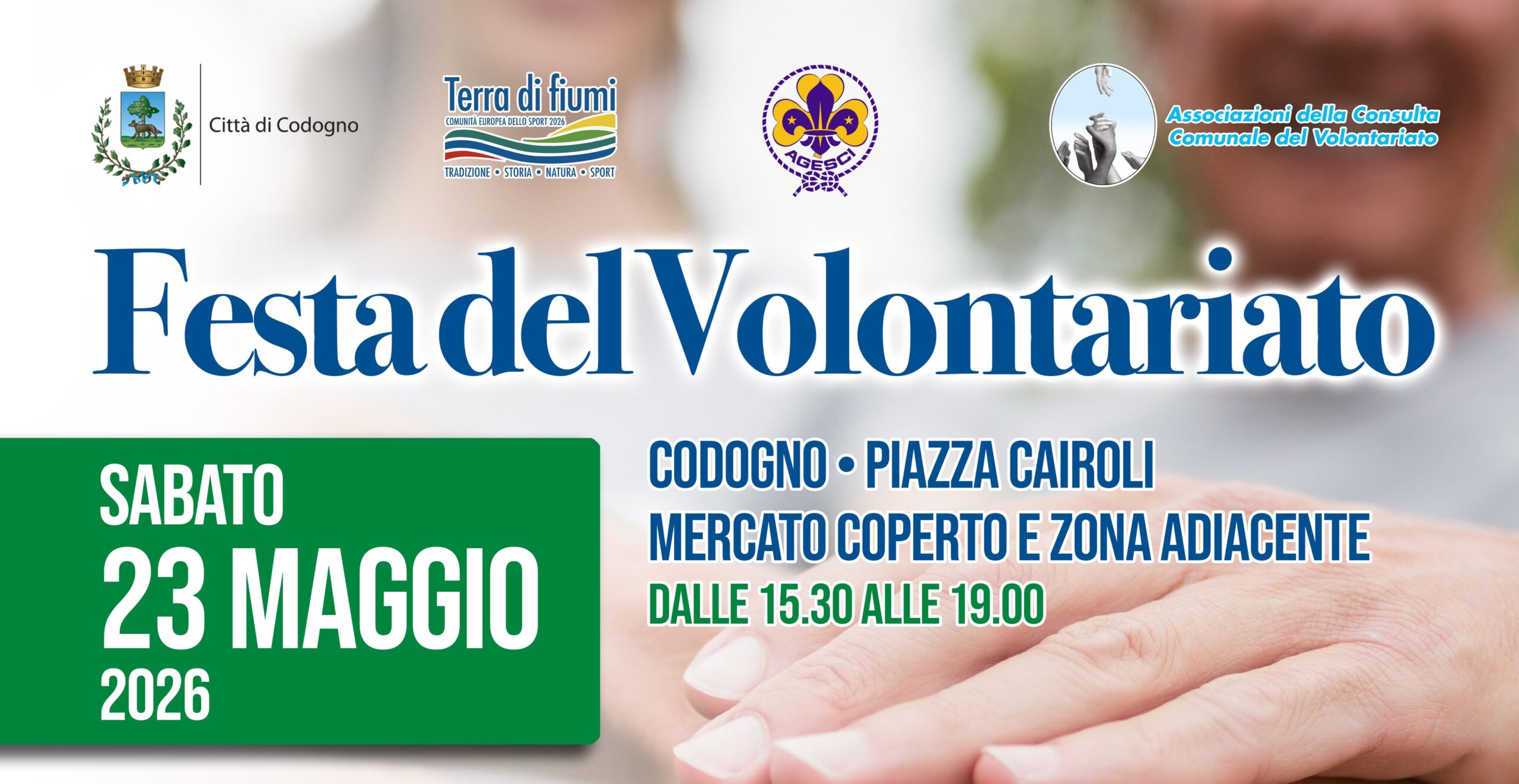 Banner Festa Volontariato 23 maggio 2026