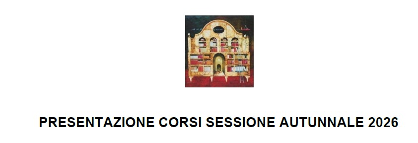 Banner_Presentazione corsi sessione autunnale 2026